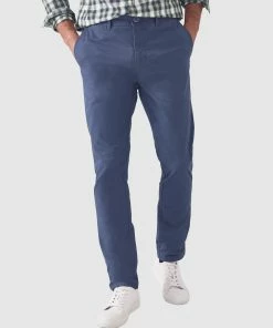 Trenery Slim Chino Pant Airforce Blue