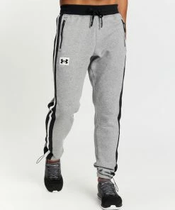 Under Armour Rival Fleece Alma Mater Pants Concrete Light Heather & Black