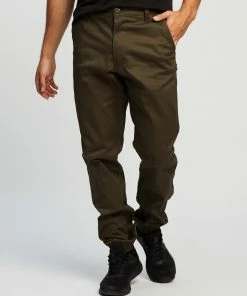 UNIT Rockbottom Cuffed Pants Military