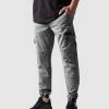 Urban Classics UC Washed Cargo Twill Jogging Pants Grey