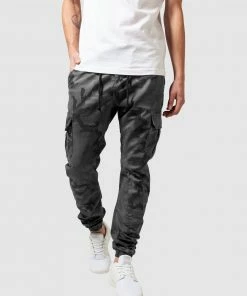 Urban Classics UC Camo Cargo Jogging Pants grey