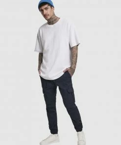 Urban Classics UC Cuffed Cargo Jogging Pants Navy