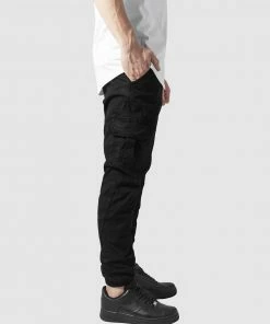 Urban Classics UC Cuffed Cargo Jogging Pants Black -Men's Pants Online Shop http3A2F2Fstatic.theiconic.com .au2Fp2Furban classics 2933 8038021 4