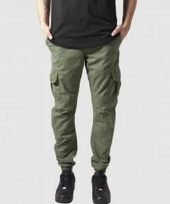 Urban Classics UC Cuffed Cargo Jogging Pants Olive