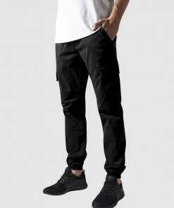 Urban Classics UC Washed Cargo Twill Jogging Pants black