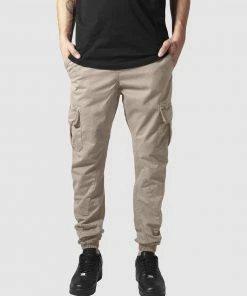 Urban Classics UC Cuffed Cargo Jogging Pants Sand