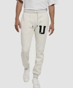 Urban Classics Frottee Patch Sweatpants Grey