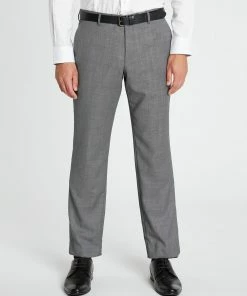 Van Heusen Textured Suit Pants Neutral