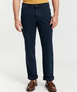 Van Heusen Bedford Cord Casual Pants Blue