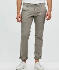 Van Heusen Cotton Sateen Regular Fit Chinos Brown