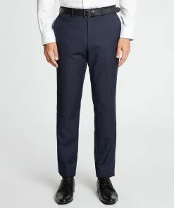 Van Heusen Wool Nailhead Suit Pants Blue