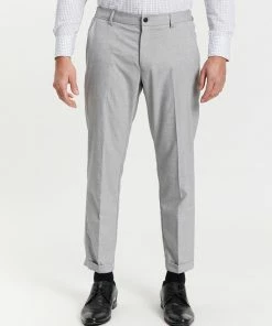 Van Heusen Crop Trousers Grey