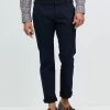 Van Heusen Cotton Sateen Regular Fit Chinos Blue