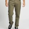 Volcom Solver 5 Pocket Twill Pants Army Green Combo