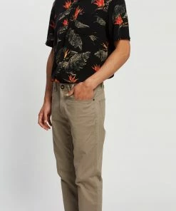 Volcom Solver Lite 5 Pocket Twill Pants Brindle -Men's Pants Online Shop http3A2F2Fstatic.theiconic.com .au2Fp2Fvolcom 8307 5910111 4