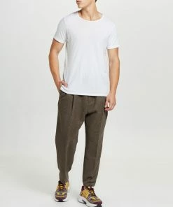 White Mountaineering Melange Tweed Beltless 2 Tucked Slacks Beige -Men's Pants Online Shop http3A2F2Fstatic.theiconic.com .au2Fp2Fwhite mountaineering 2154 1748031 5