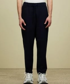 White Mountaineering Stretch Tapered Pants Navy