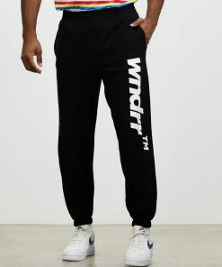 WNDRR Trademark V2 Trackpants Black