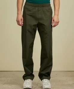 Wood Wood Stanley Twill Trousers Olive