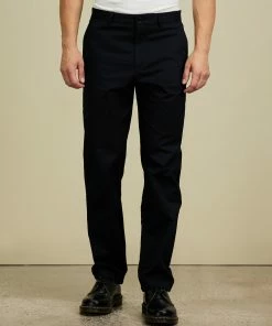 Wood Wood Marcus Light Twill Trousers Black