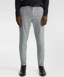 Yd. Chief Skinny Check Chino BLACK