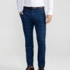 Yd. Wolfe Check Skinny Dress Pant BLUE