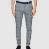 Yd. Pow Check Skinny Chinos DARK BLUE