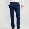 Yd. Wolfe Check Slim Dress Pant BLUE