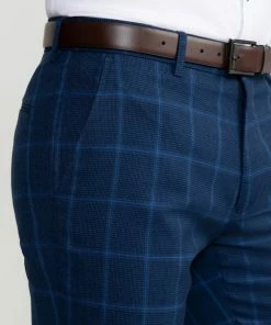 Yd. Wolfe Check Slim Dress Pant BLUE -Men's Pants Online Shop http3A2F2Fstatic.theiconic.com .au2Fp2Fyd 7154 1230511 3