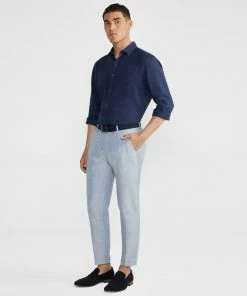 Yd. Helya Linen Cropped Chino BLUE -Men's Pants Online Shop http3A2F2Fstatic.theiconic.com .au2Fp2Fyd 9200 1682821 4