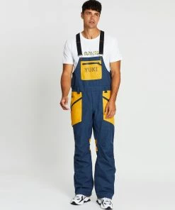 Yuki Threads Tundra Bib & Brace Navy & Golden Glow