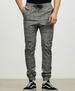 Zanerobe Check Sureshot Joggers Grey & Indigo