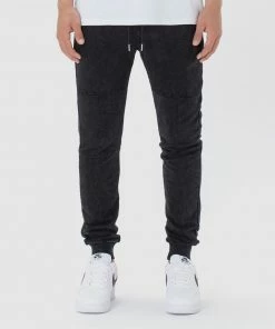 Zanerobe Sureshot Fleece Joggers Black Salt
