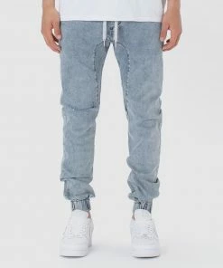 Zanerobe Sureshot Denim Joggers Mid-Blond